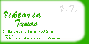 viktoria tamas business card
