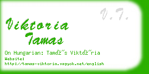 viktoria tamas business card